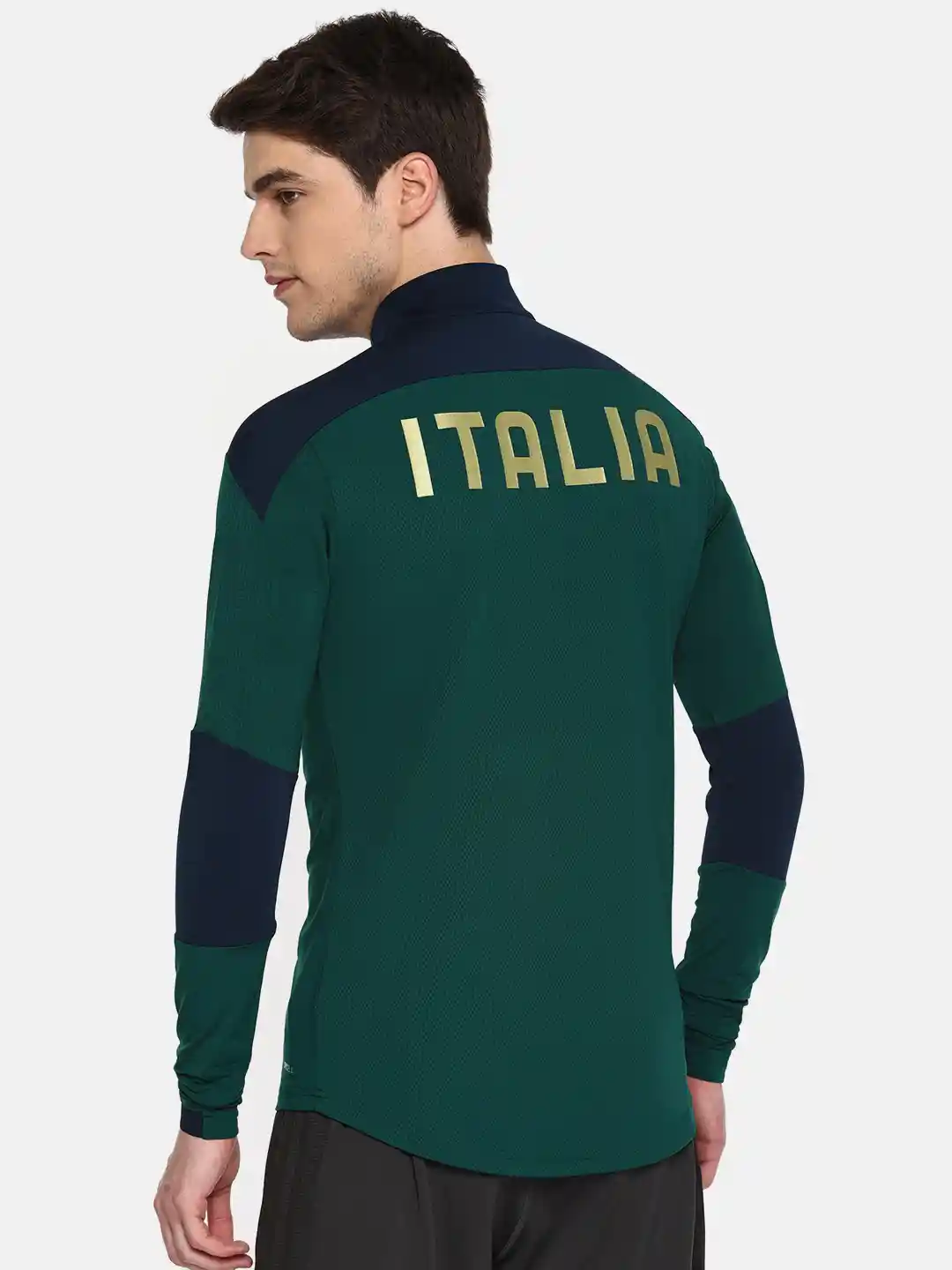 Buy Puma Men Green Solid DryCell Slim Fit Pro FIGC Italia Football