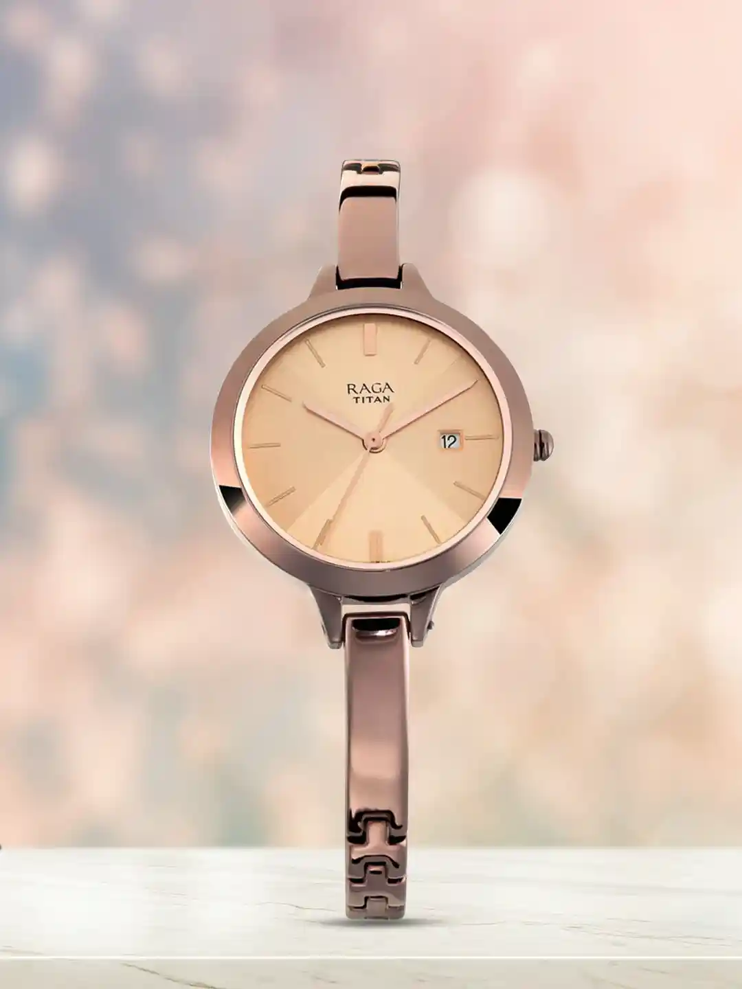 Titan Raga Viva Refresher Women Rose Gold Analogue watch NL2578QM01
