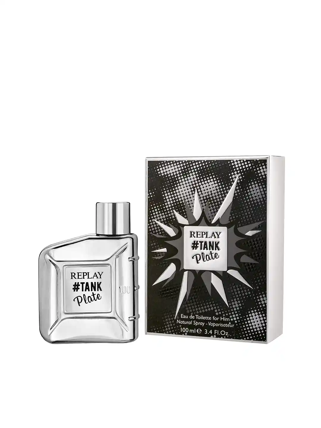 Replay # Tank Plate For Him Eau De Toilette - 100 Ml Duftspray Für Männer