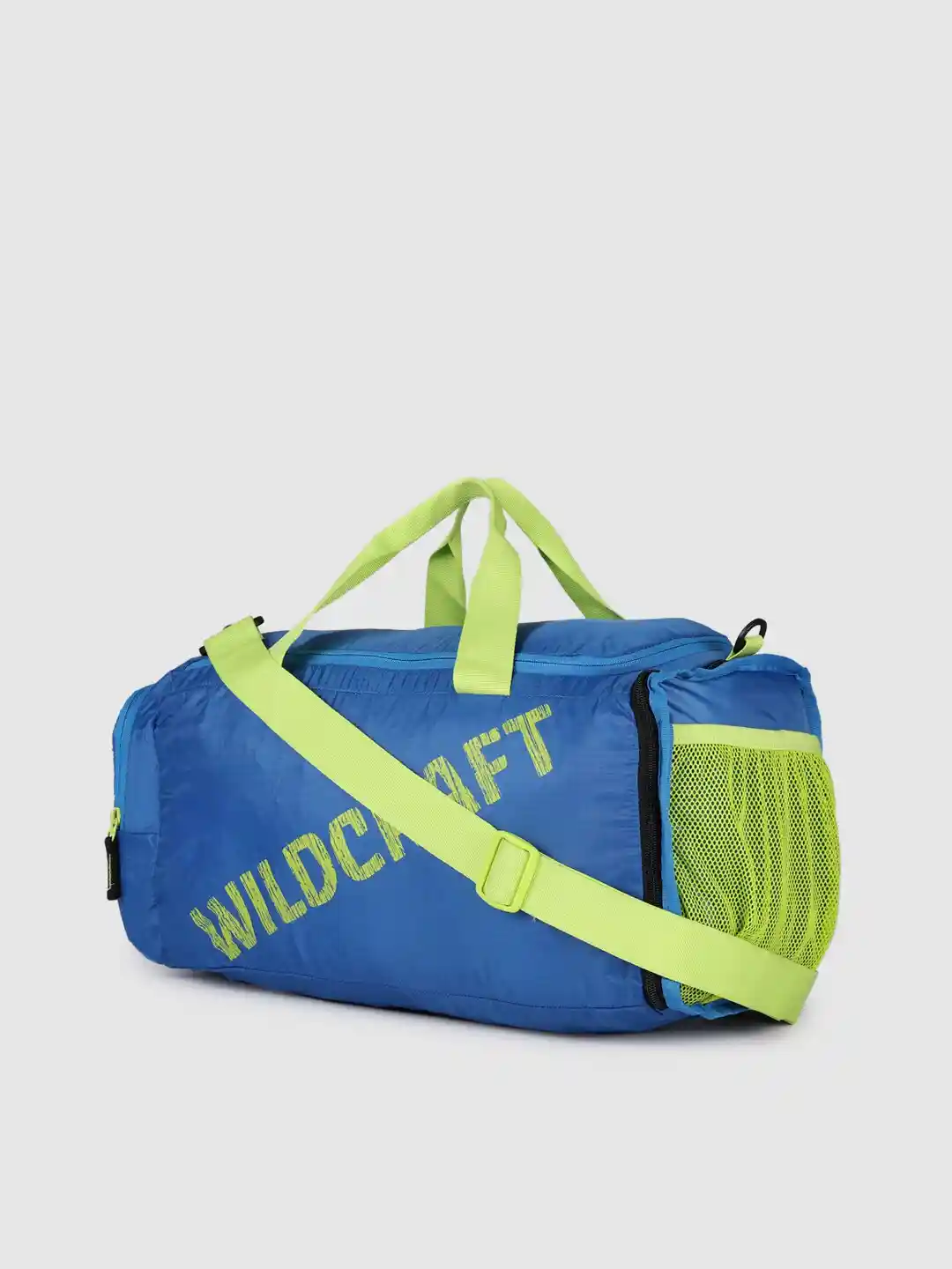 Buy Wildcraft Unisex Blue Printed Spazio Foldable Duffel Bag