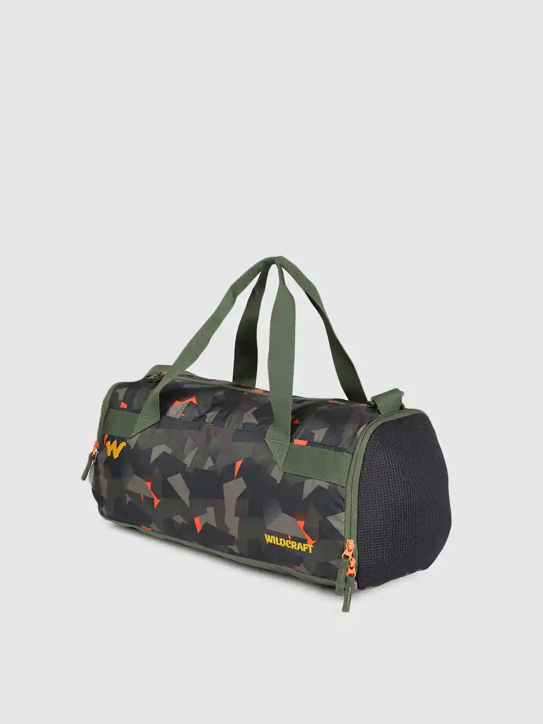 Buy Wildcraft Unisex Green Orange Camouflage Printed Gym
