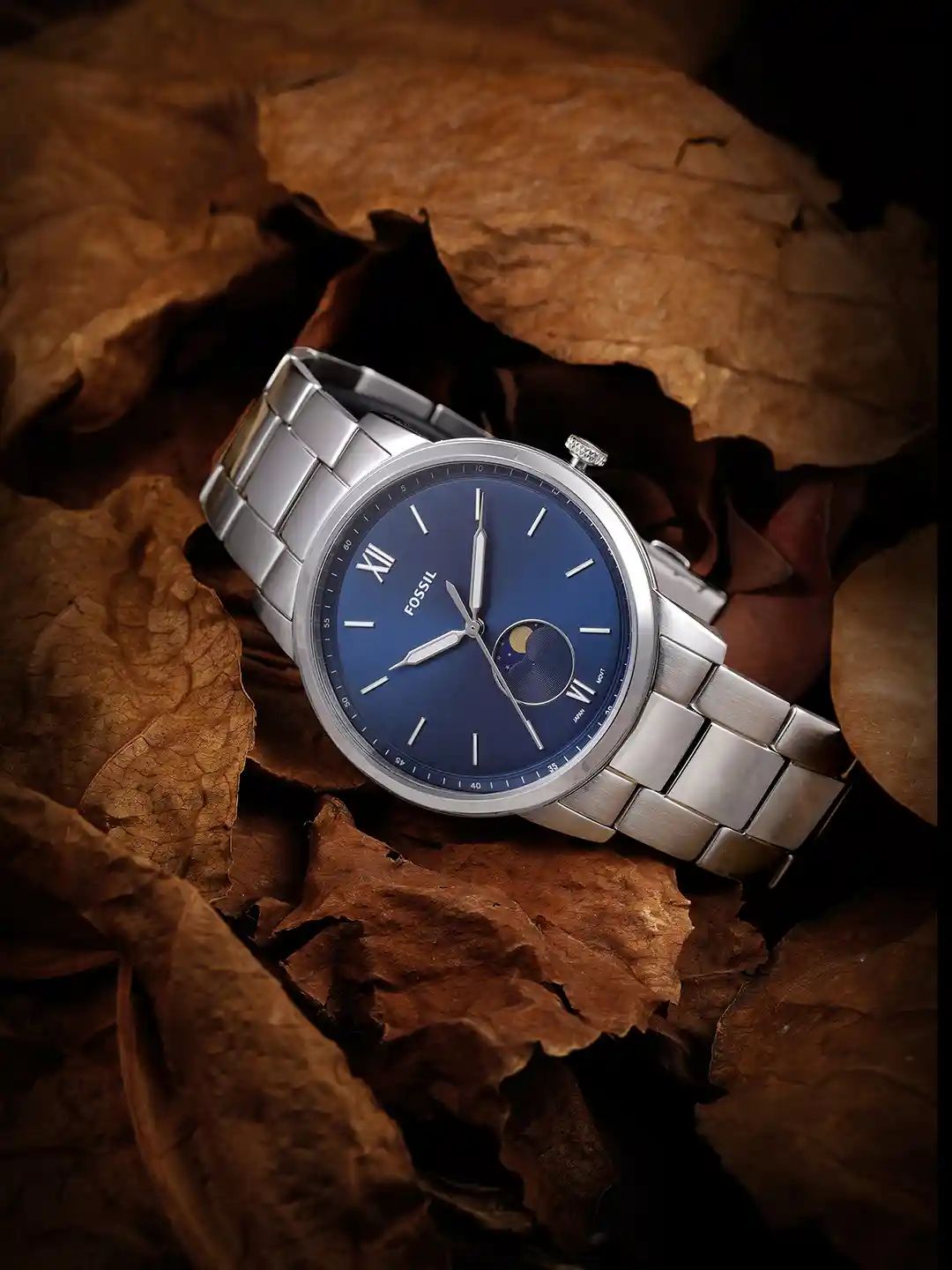 Buy Fossil Men Navy Blue THE Minimalist Analogue Watch FS5618