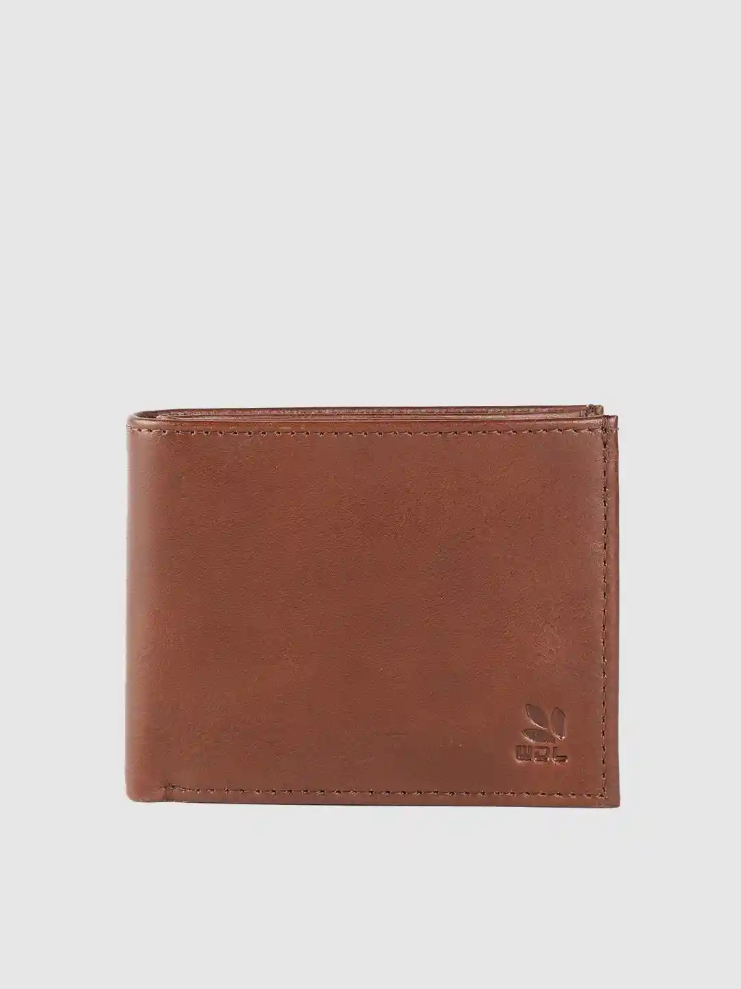 Buy Woodland Men Brown Solid Leather Two Fold Wallet Wallets for