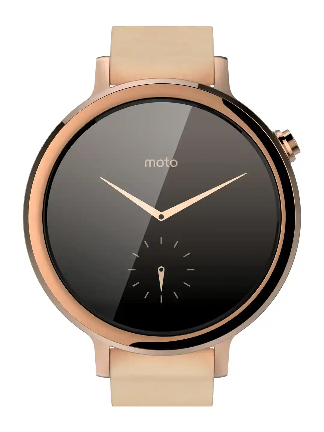 Buy Moto 360 (2nd Gen) Rose Gold Leather Smart Watch Smart