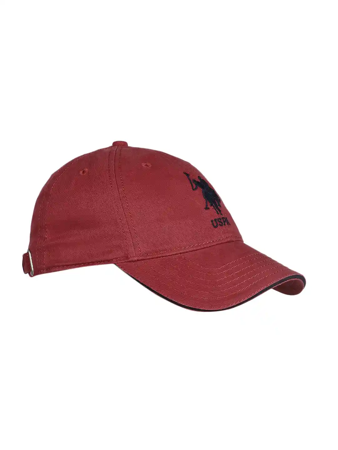 Buy Polo Men Maroon Solid Baseball Cap Caps for Men