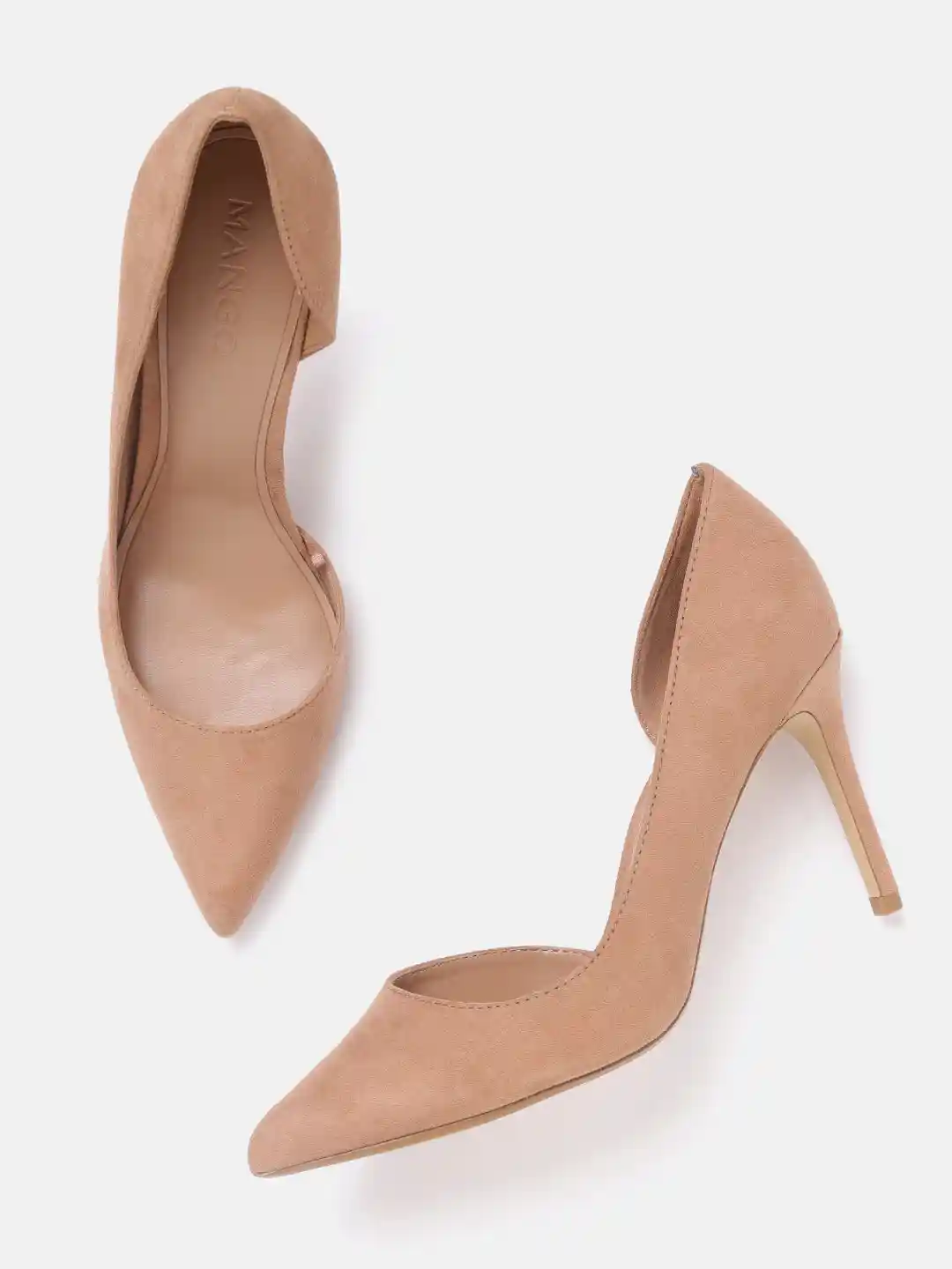 Heeled Shoes Mango Shoes Womens MANGO Women's Asymmetrical Heeled