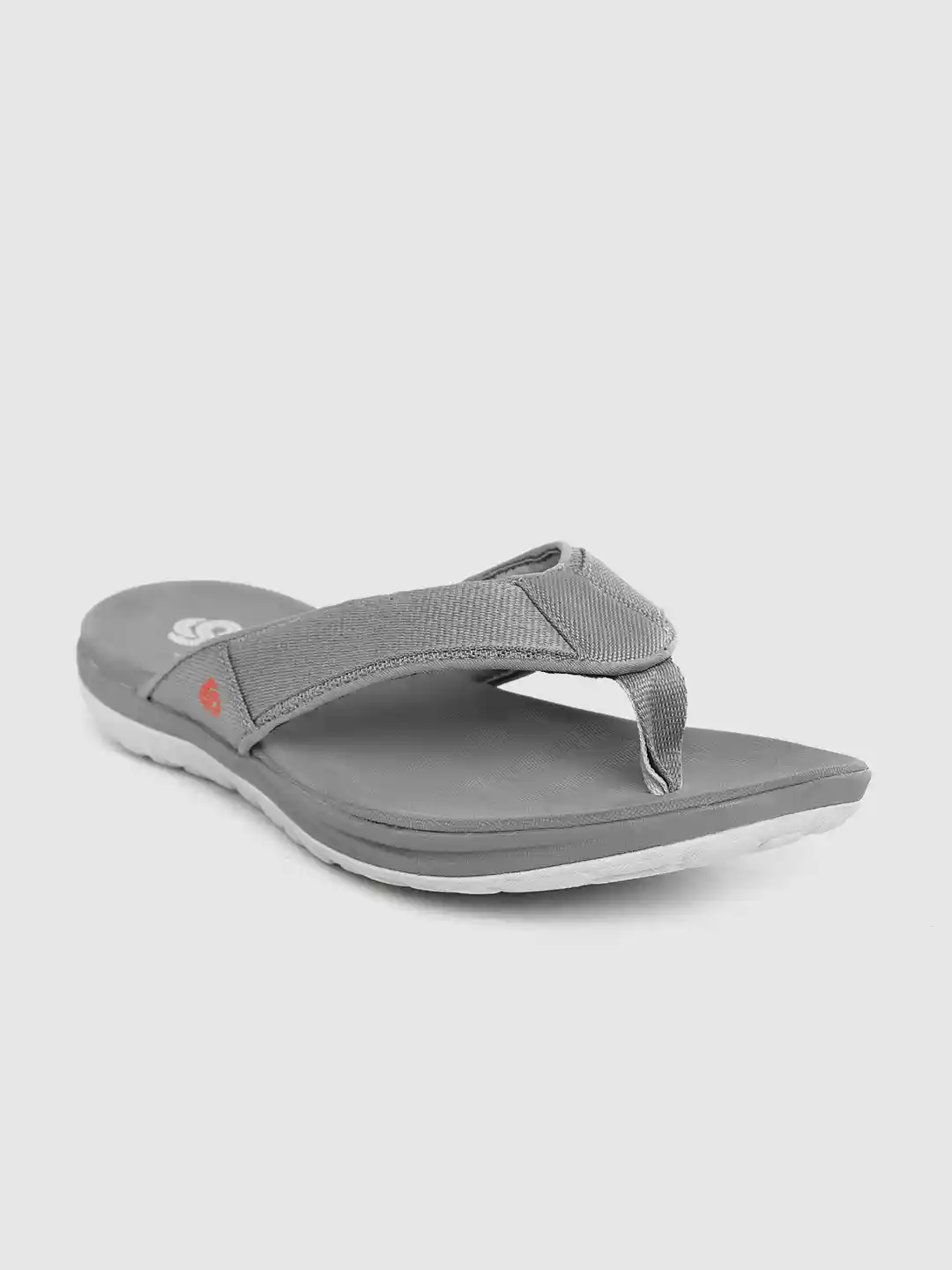 Clarks Male Thong Sandals Clarks Men Grey Solid Thong Flip-Flops
