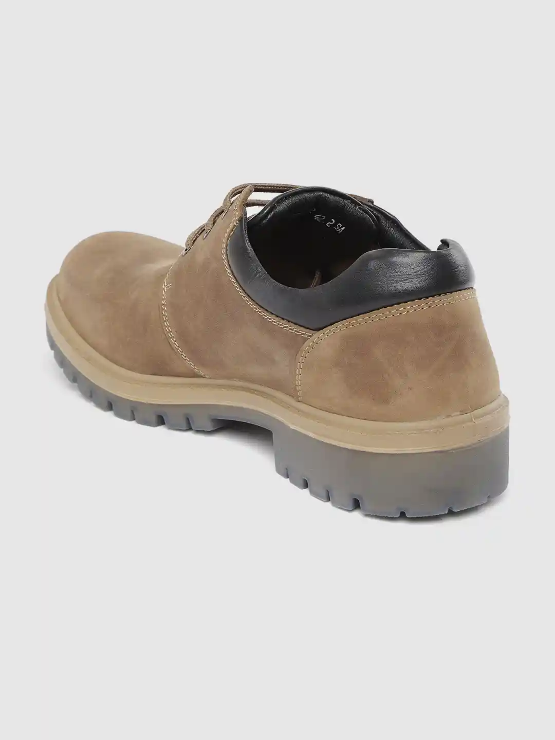 Derby Shoes Khaki Woodland Shoes Buy Woodland Men Khaki Nubuck