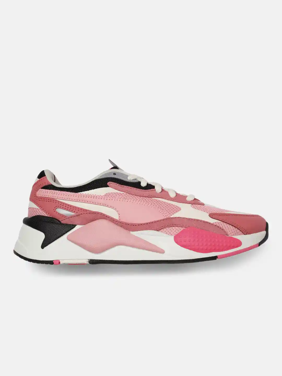 Buy Puma Unisex Pink Off-White RS-X PUZZLE Sneakers Casual