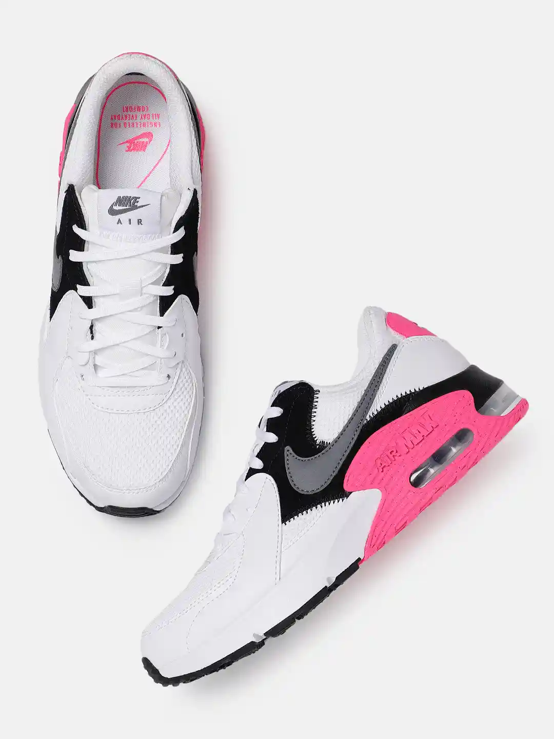 Buy Nike Women White AIR MAX EXCEE Leather Sneakers Casual Shoes