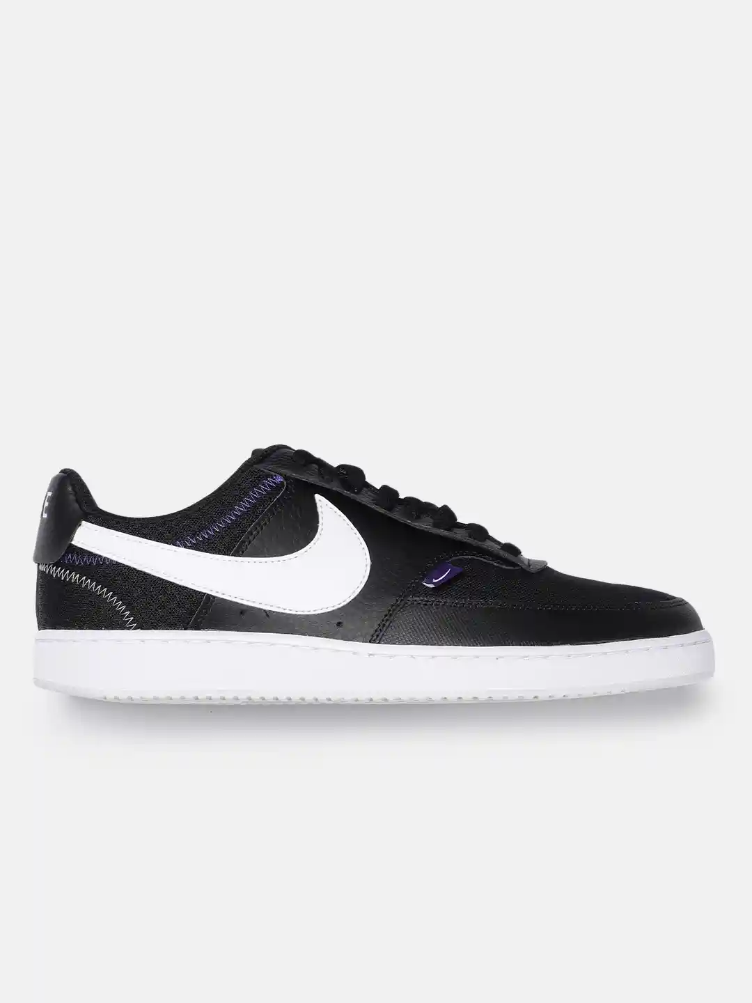 Buy Nike Men Black COURT VISION Low Premium Sneakers Casual