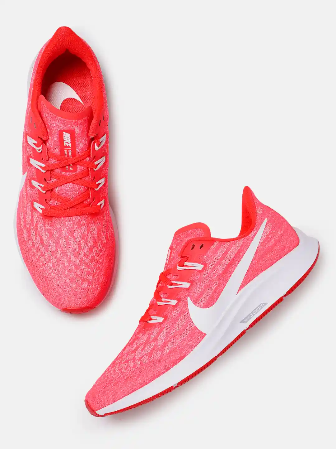 Buy Nike Women Coral Pink AIR ZOOM PEGASUS 36 Running Shoes