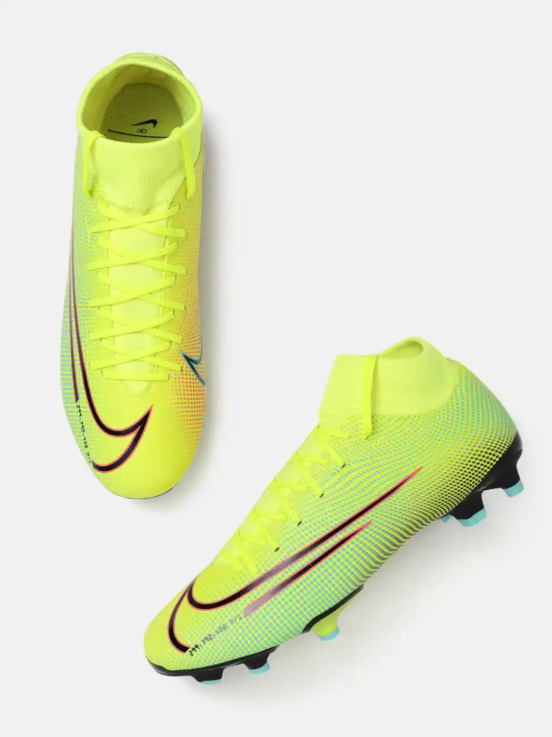 Buy Nike Unisex Yellow & Blue Printed Superfly 7 Academy MDS