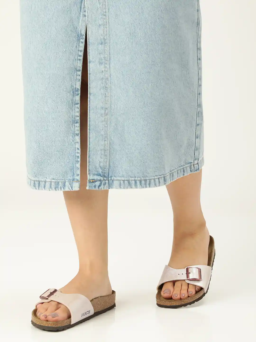 Buy Birkenstock Madrid Graceful Pearl White Narrow Width Birko