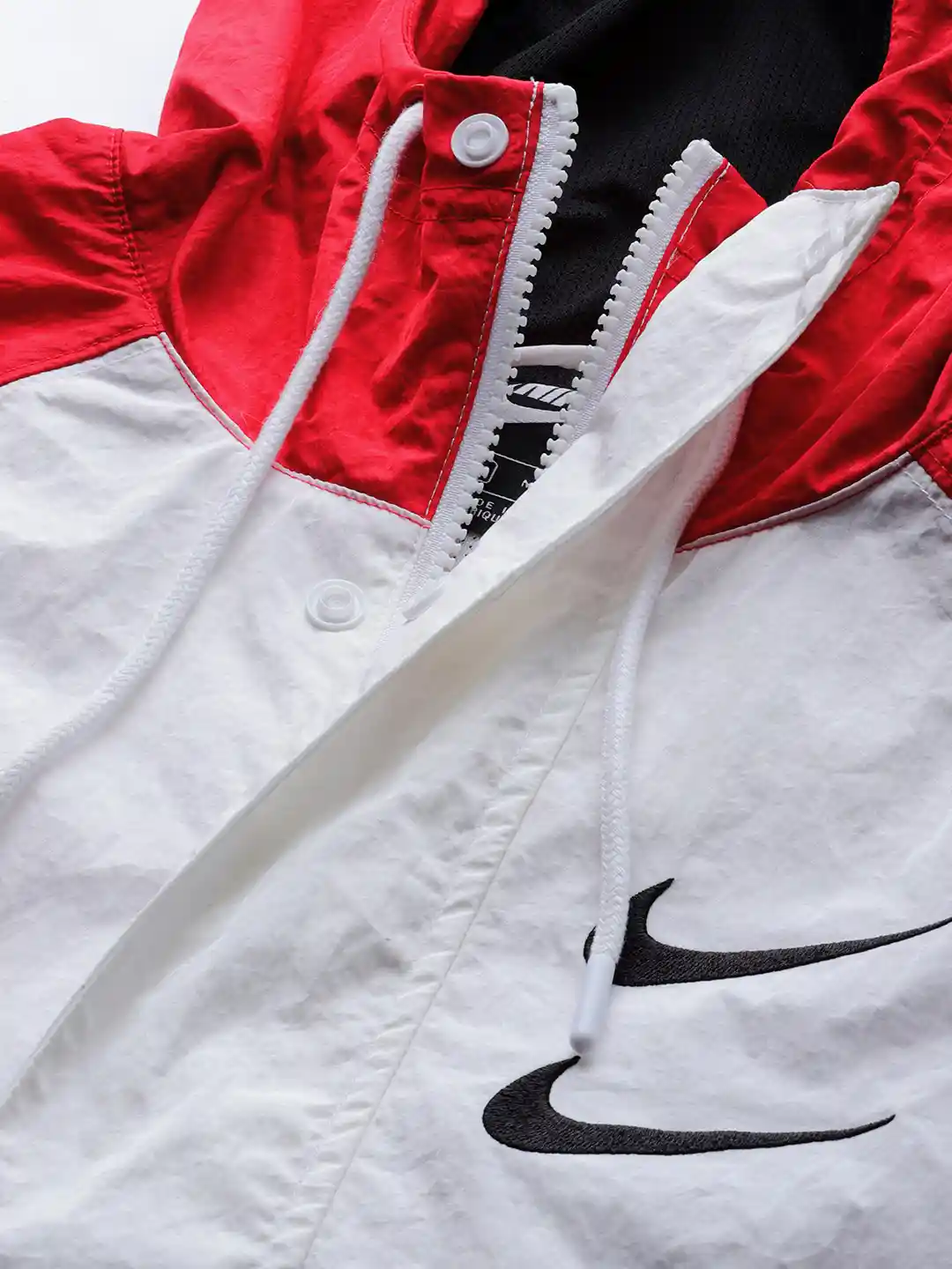 Hooded Jacket Nike Woven Jacket Red Buy Nike Men White Black Loose