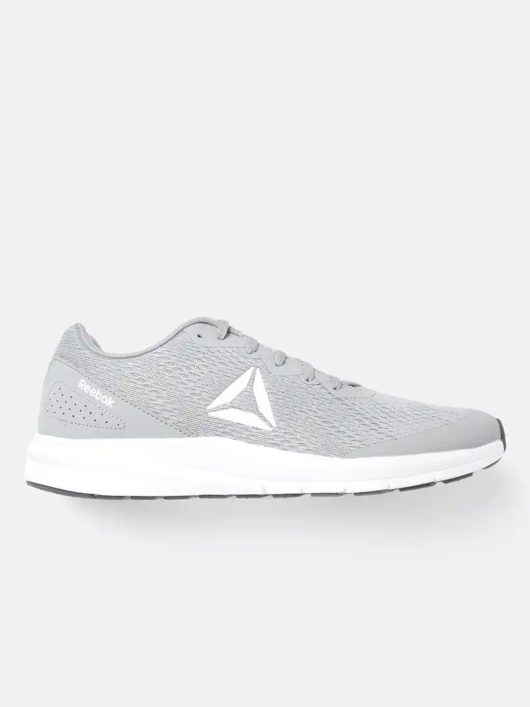 Reebok Grey Rubber Shoes Reebok Men Grey Solid Running Shoes