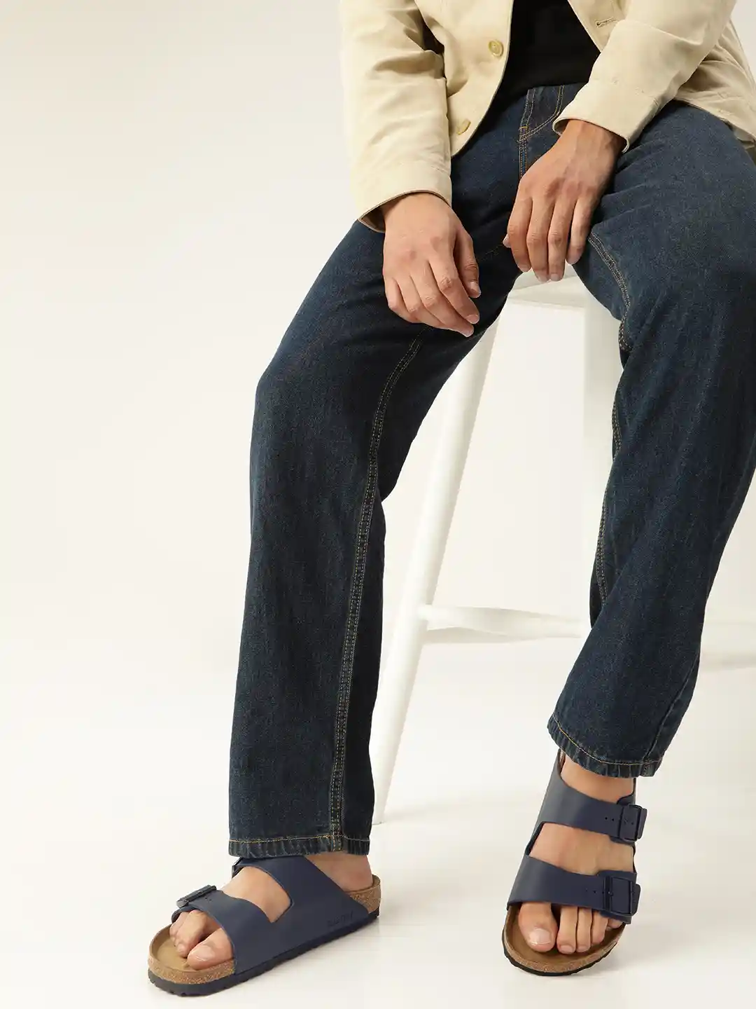 Birkenstocks With Jeans Guys Buy Birkenstock Arizona Blue Regular