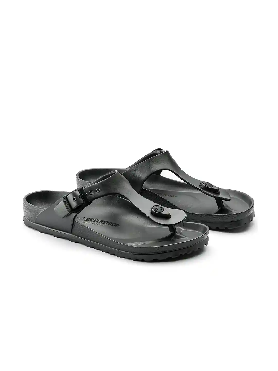 BIRKENSTOCK 23㎝ Buy Birkenstock Unisex Gunmetal-Toned Gizeh Eva Solid Regular