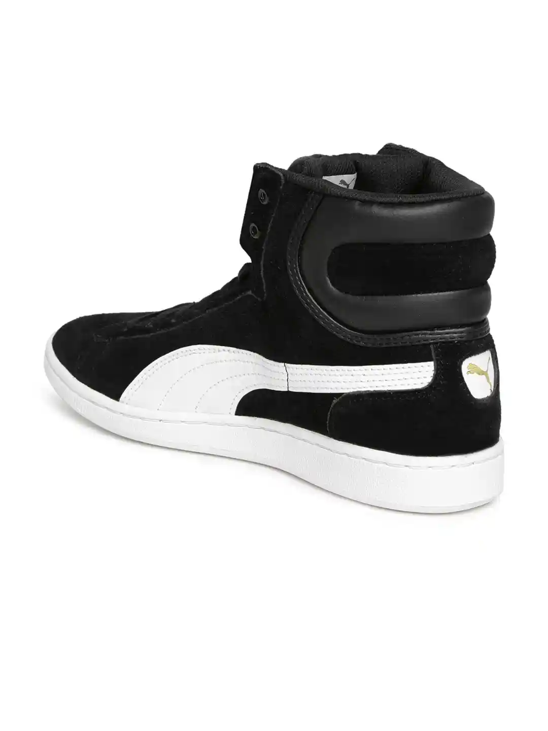 Buy PUMA Women Black Vikky High-Top Casual Shoes Casual Shoes