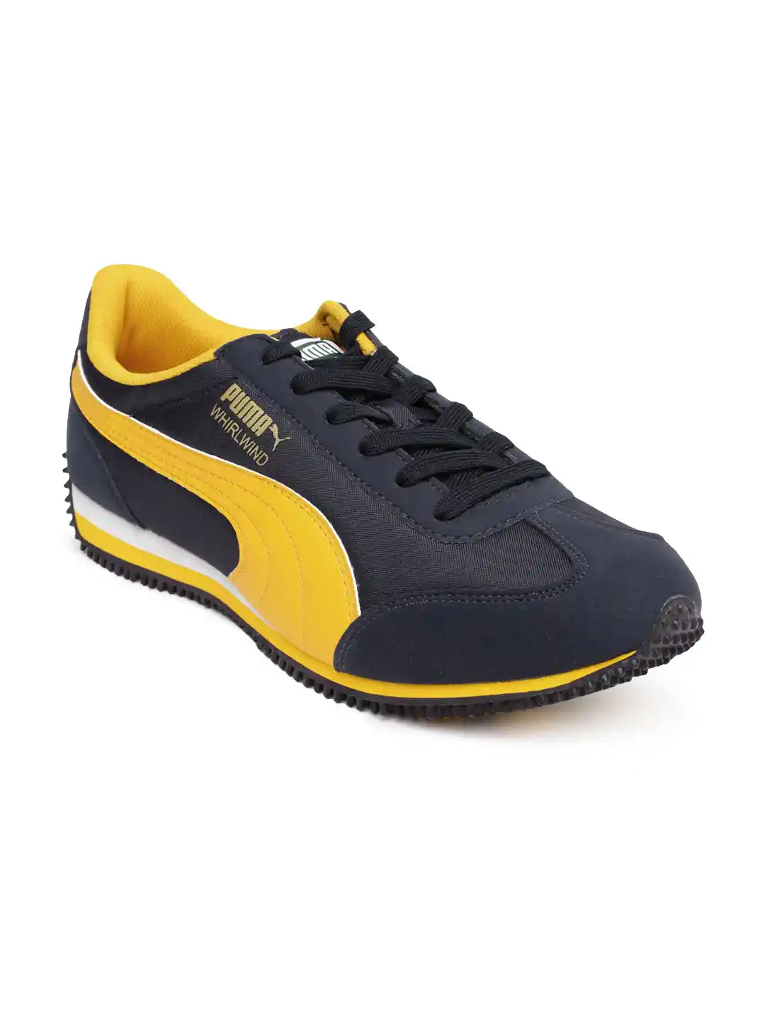 Buy PUMA Men Navy Yellow Nepean DP Sneakers Casual Shoes for