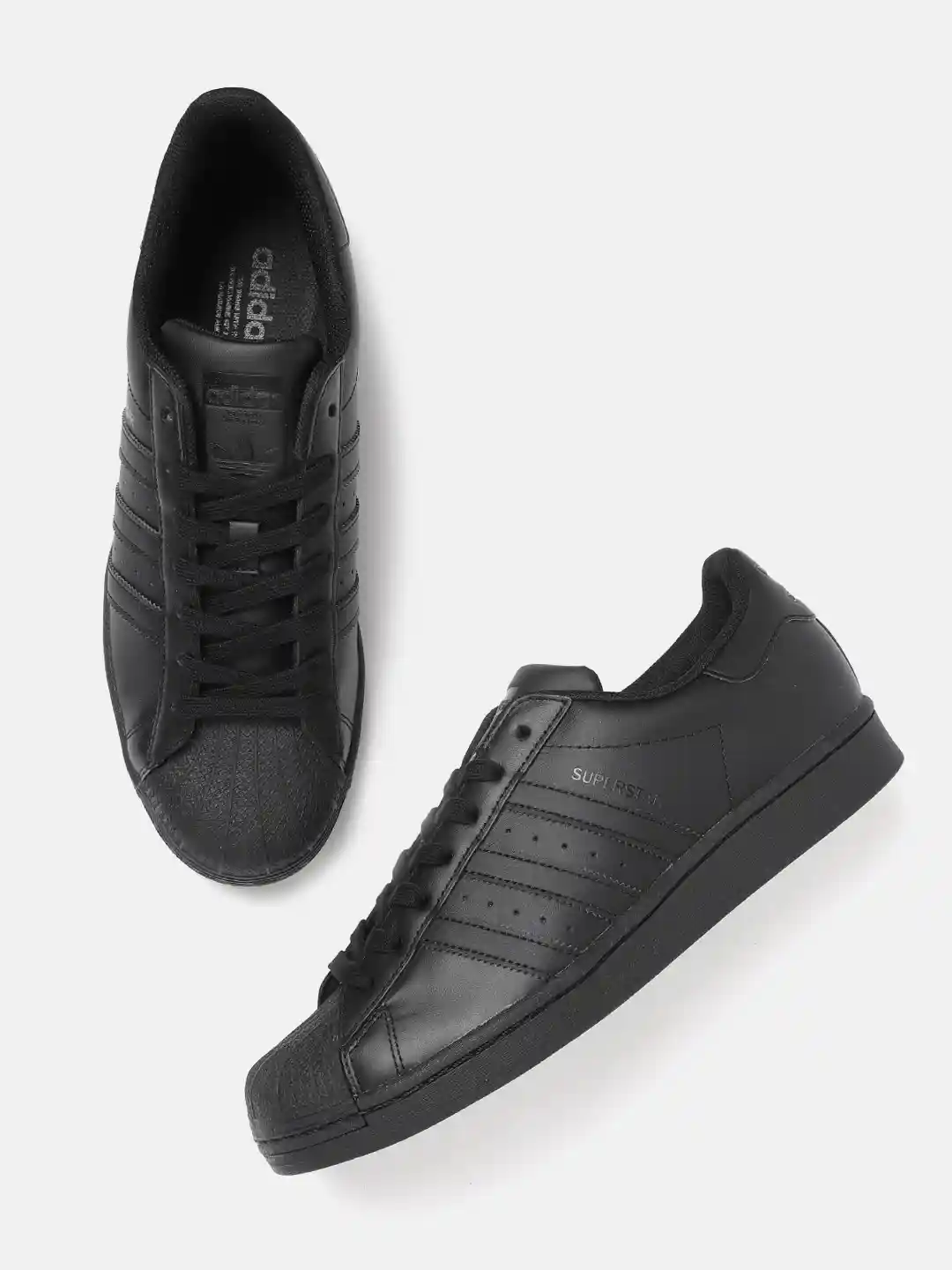 Buy ADIDAS Originals Men Black Solid Superstar Sneakers Casual