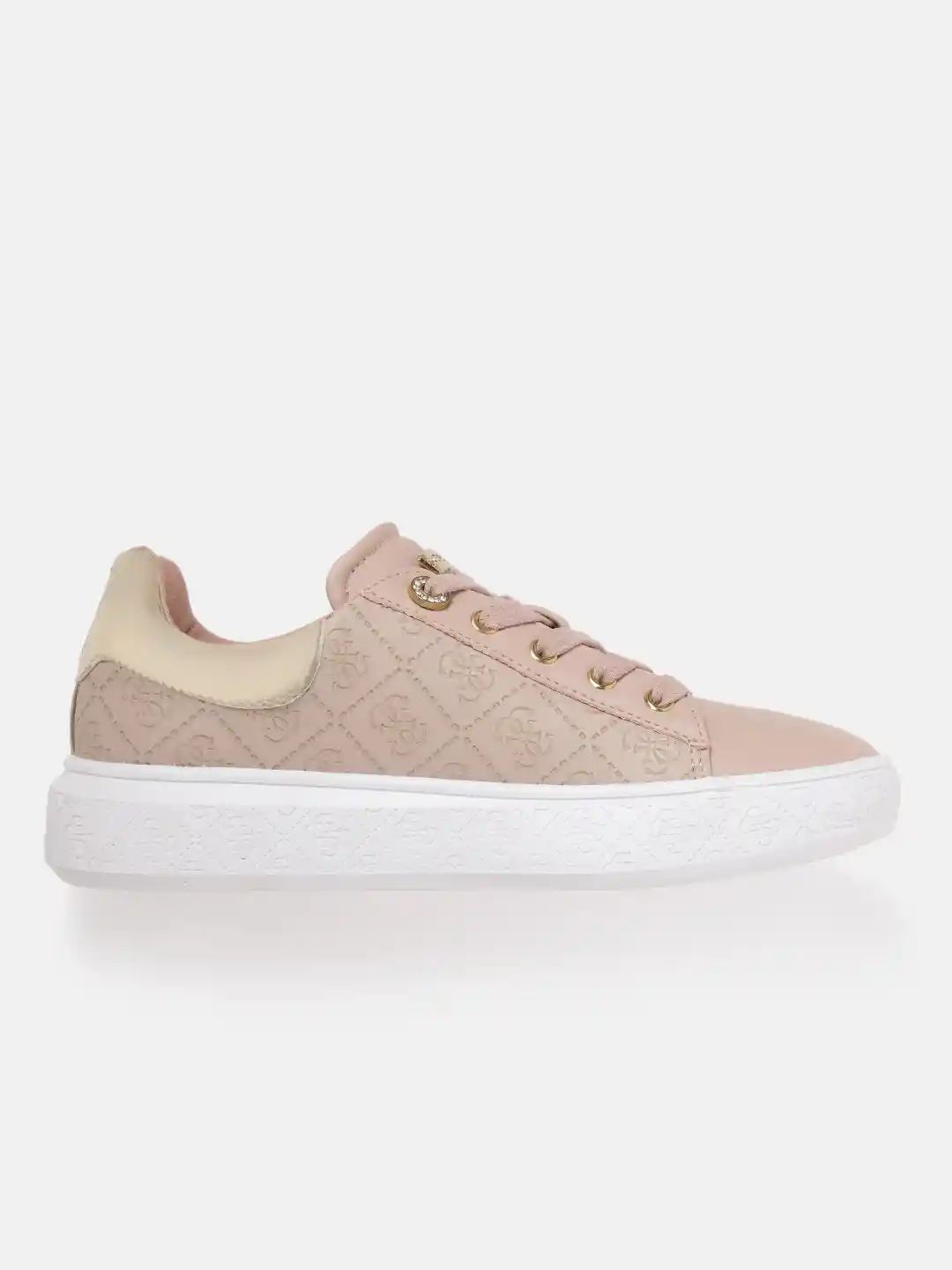 Casual Shoes Guess Female Shoes GUESS Women Dusty Pink Textured