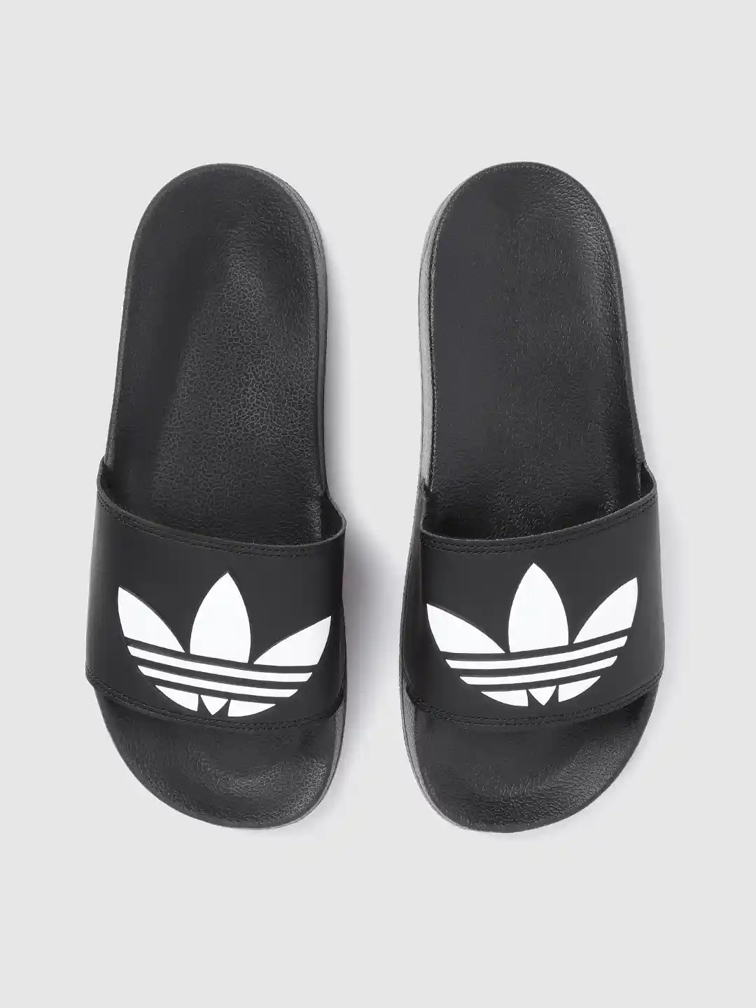 ADIDAS Originals Men Black White Adilette Lite Printed Sustainable Sliders
