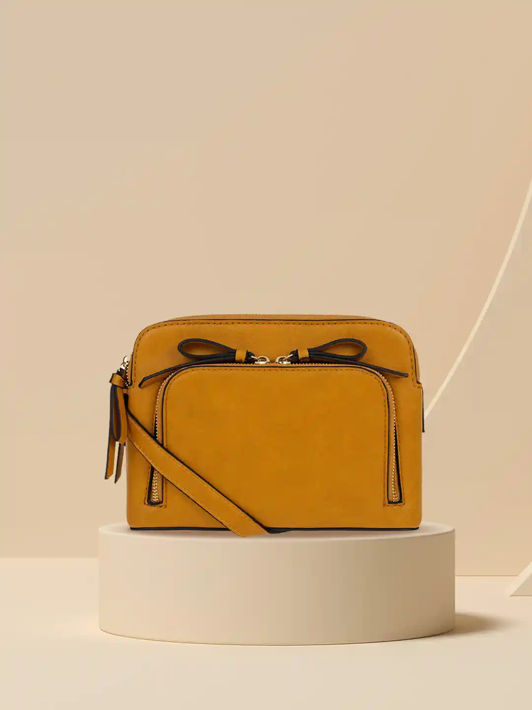 Buy Accessorize London Taylor Double Zip Sling Bag Handbags for