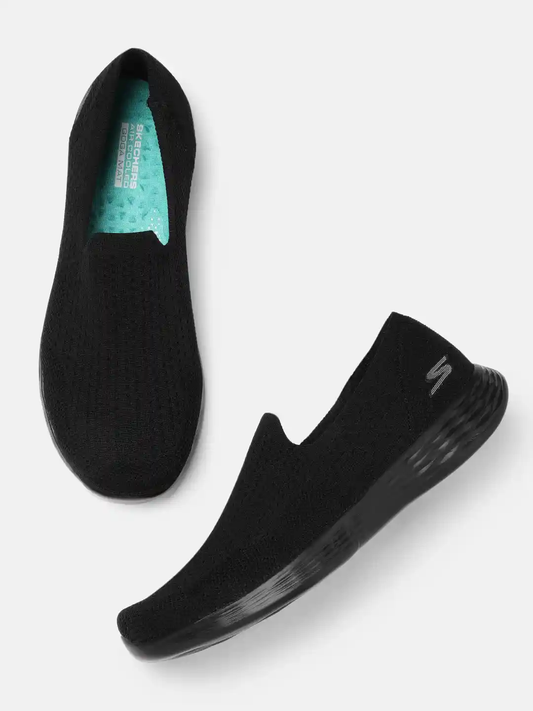 Buy Skechers Women Black YOU DEFINE VITAL Slip-On Sneakers