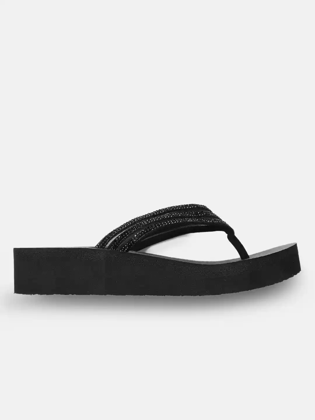 Buy Skechers Women Black Embellished VINYASA SUGAR PIE Heeled