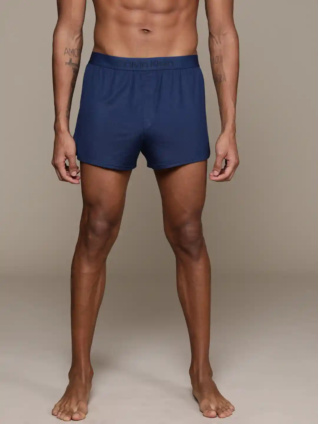 Buy Calvin Klein Underwear Men Navy Blue Solid Boxers NB2210BN3