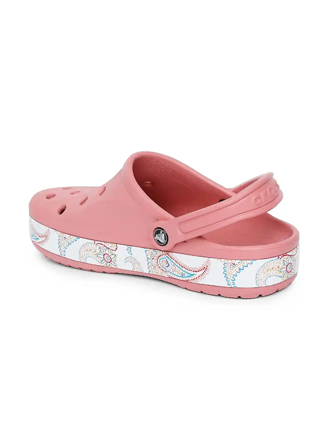 Buy Crocs Bayaband Women Pink Bayaband Bandana Print Clogs Flip