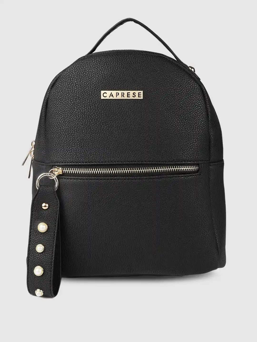 Buy Caprese Rome Women Black Medium Backpack Backpacks for Women
