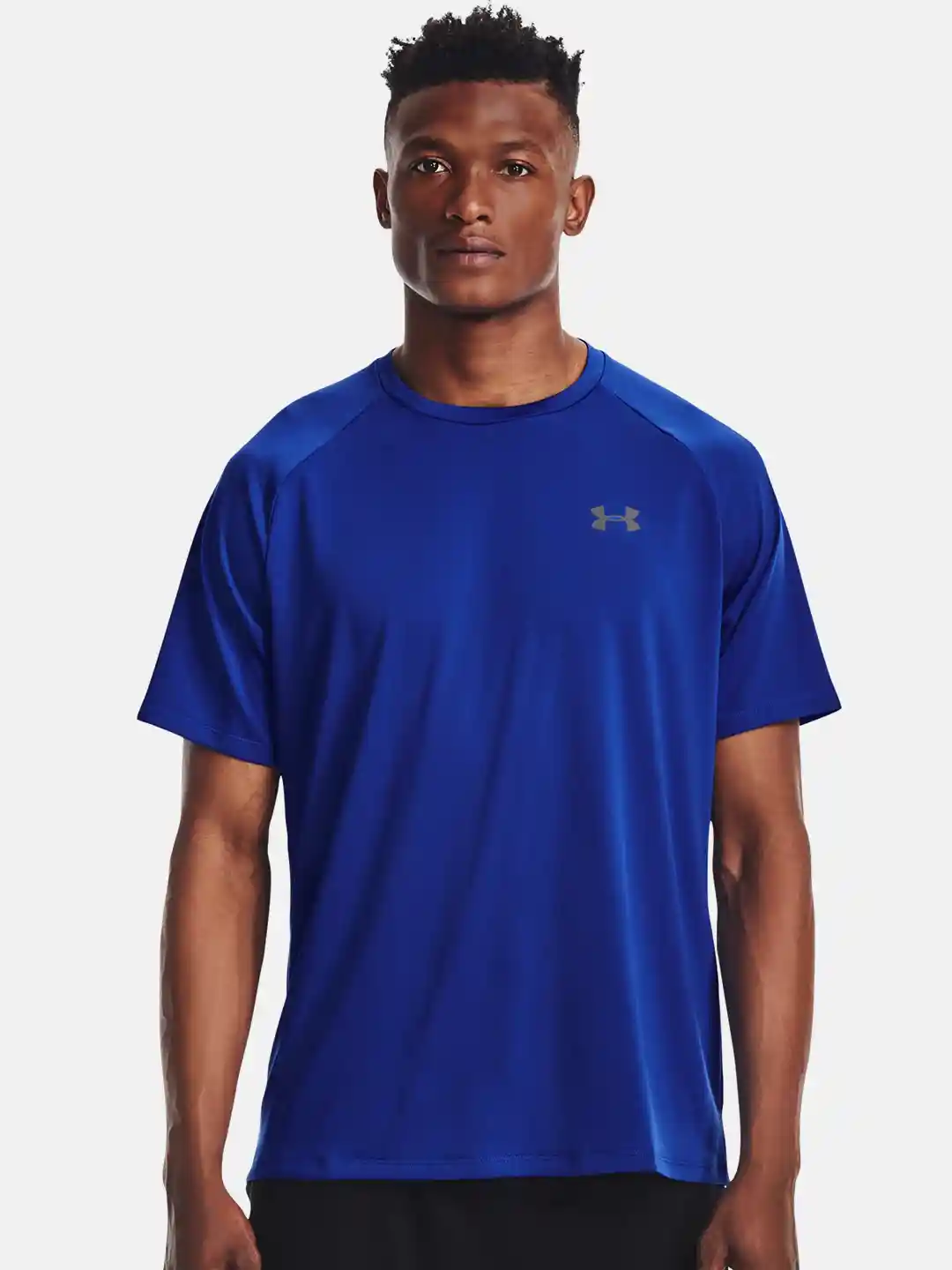 Buy UNDER ARMOUR Men Blue Tech Short Sleeve Training Regular