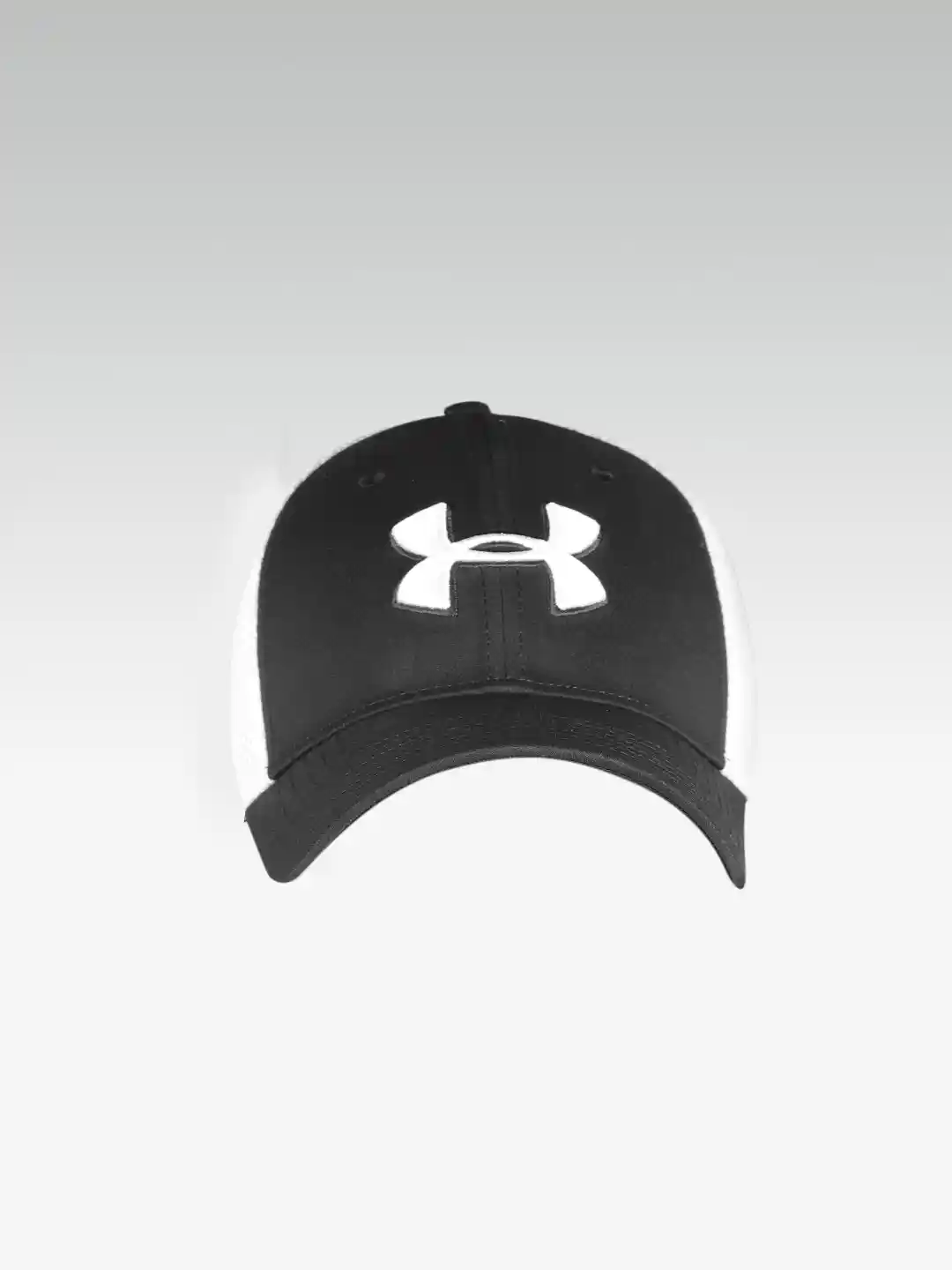 Buy UNDER ARMOUR Men Black White Colourblocked Microthread
