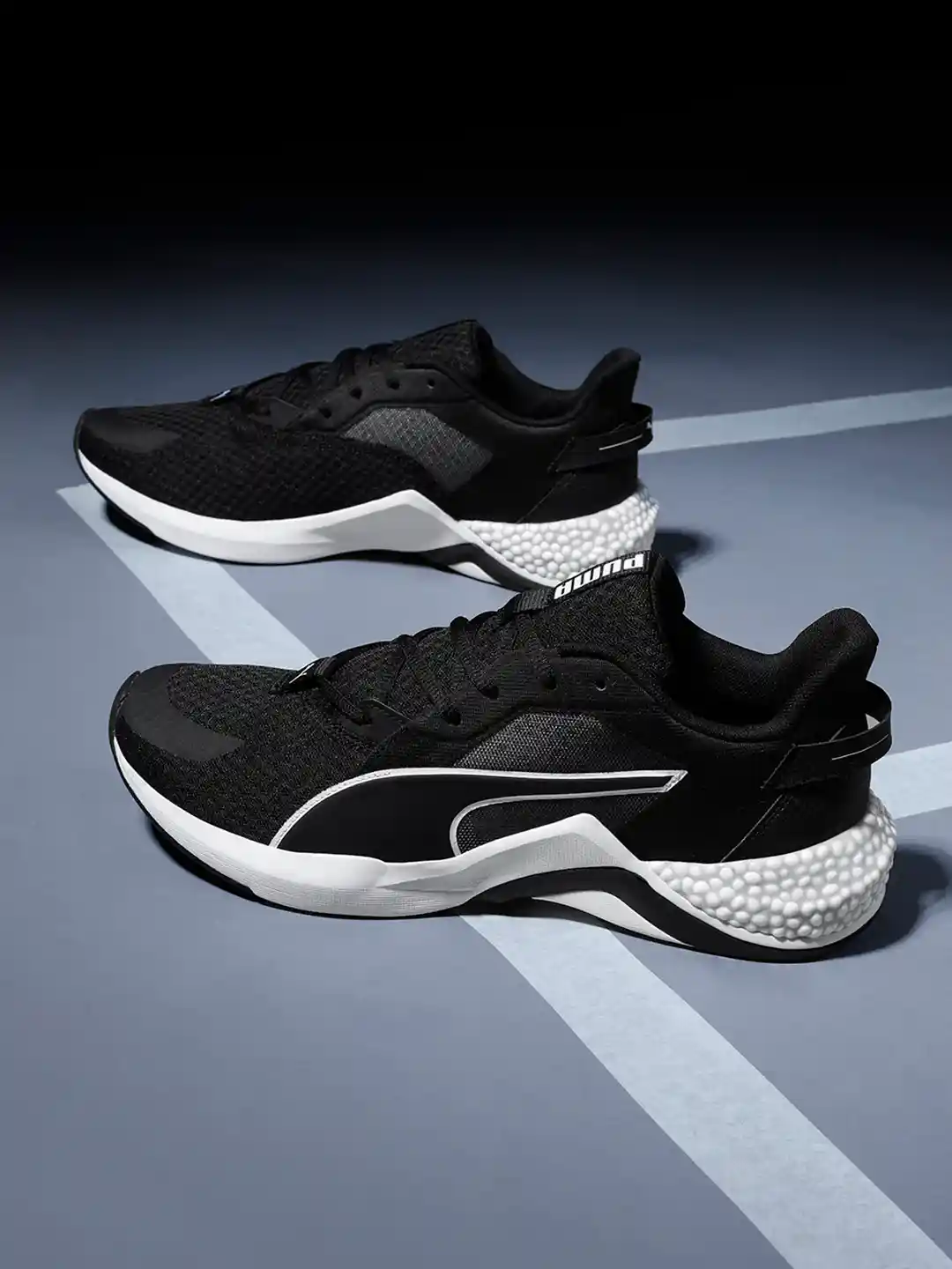 Buy Puma Men Black HYBRID NX Ozone Running Shoes - Sports