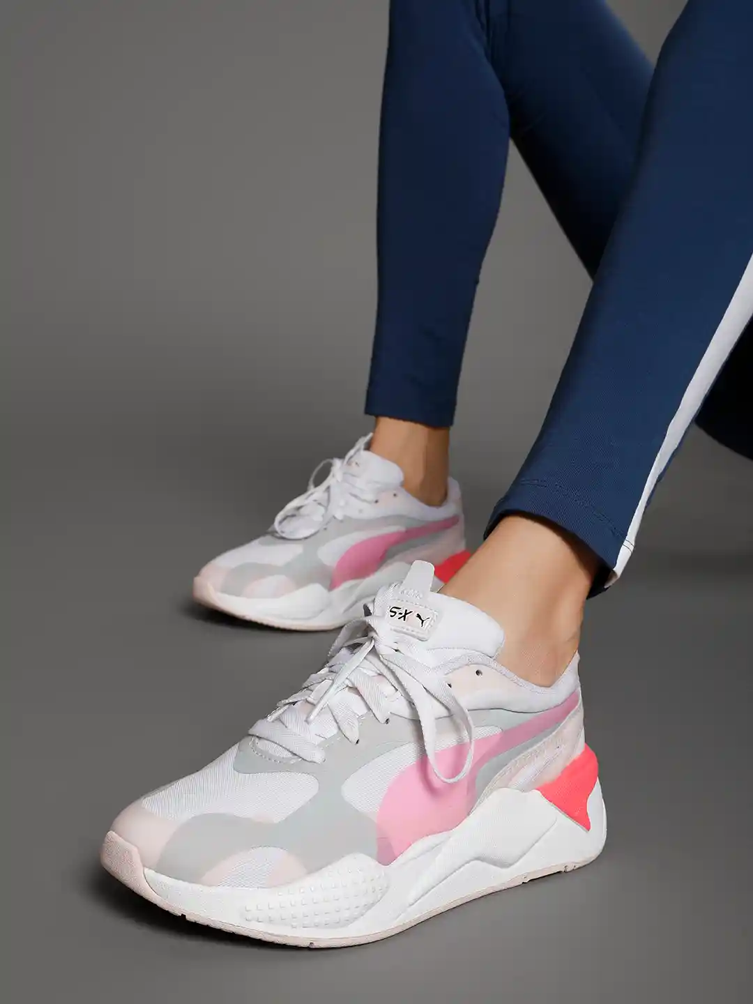 Buy Puma Women White \u0026 Pink RS-X3 Plas_Tech Sneakers - Casual Shoes for  Women 11419848 | Myntra