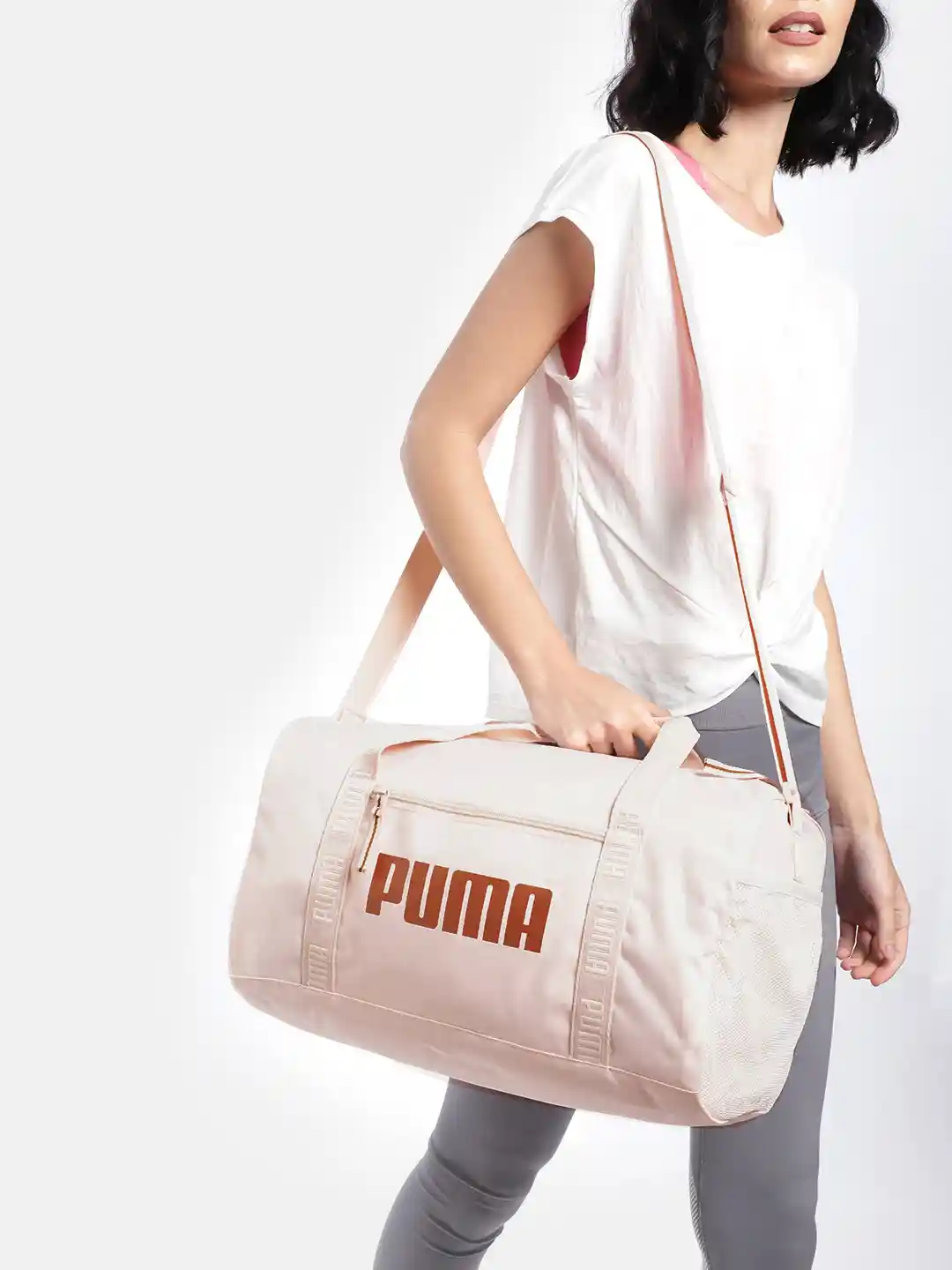 Buy Puma Women Pink Core Base Sports Duffle Bag Duffel Bag for