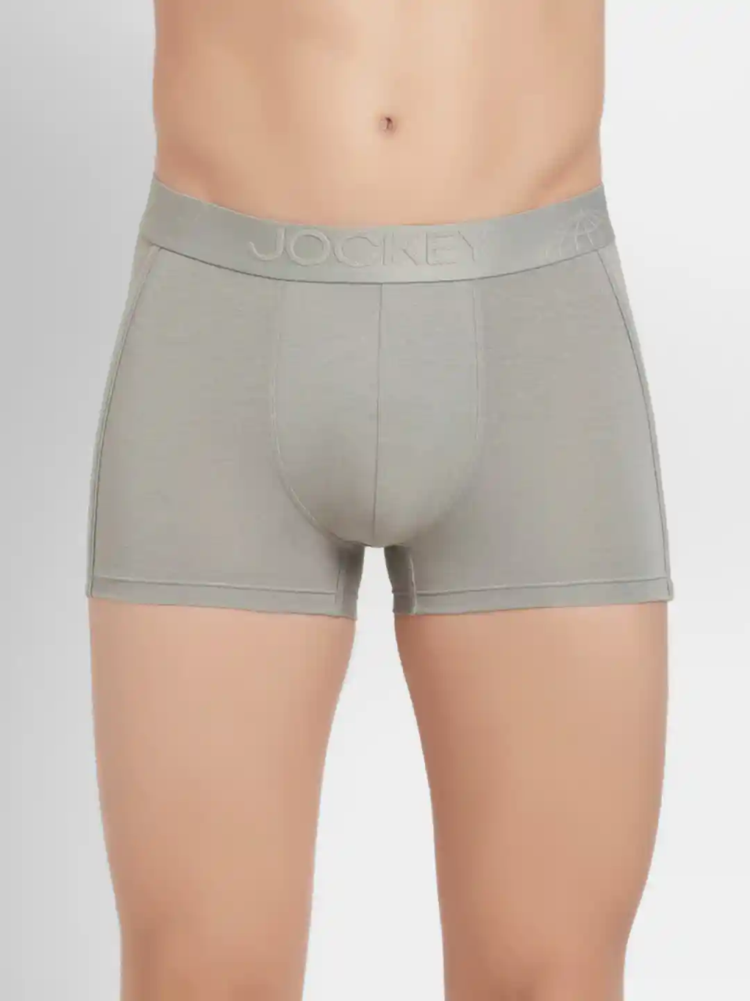Buy Jockey International Collection Men Grey Solid Trunks IC25