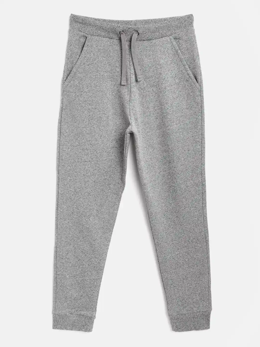 Buy Marks Spencer Boys Grey Melange Straight Fit Joggers Track