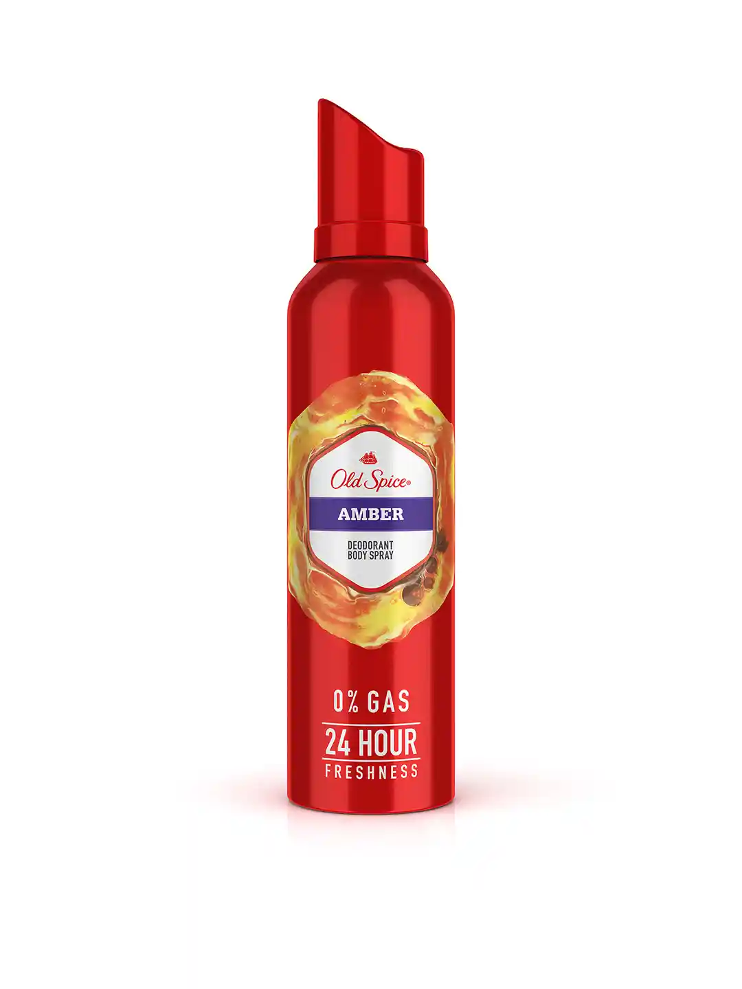 Buy Old Spice Amber 0% Gas 24 Hour Freshness Deodorant Body Spray