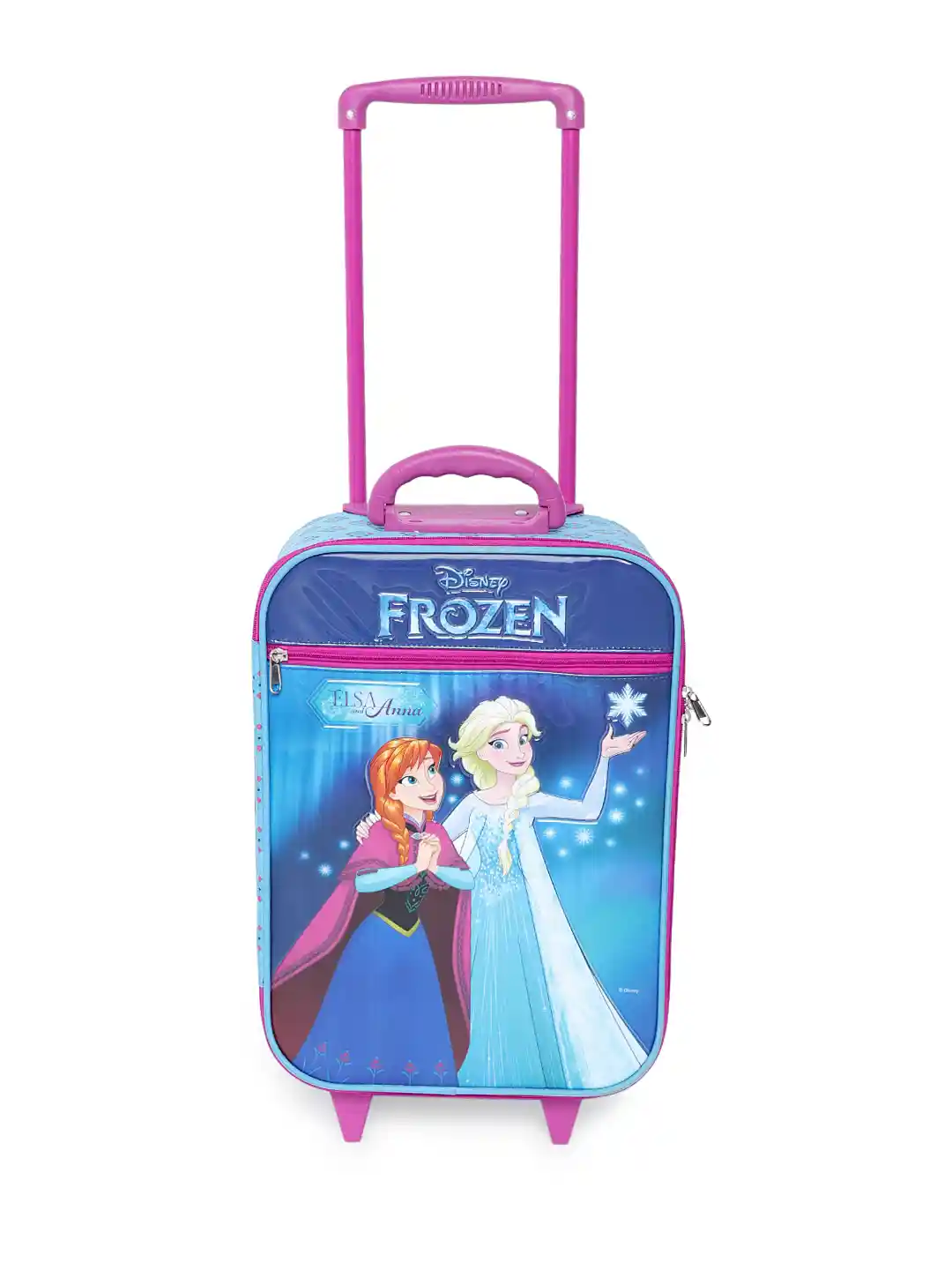 Buy GAMME Pink Blue Disney Anna Elsa Printed Cabin Trolley