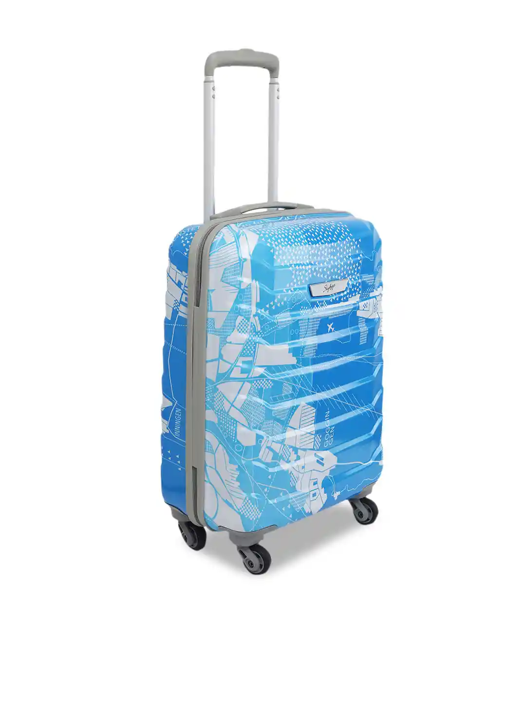 Buy Skybags Unisex Blue White Printed TROOPER Cabin Overnighter