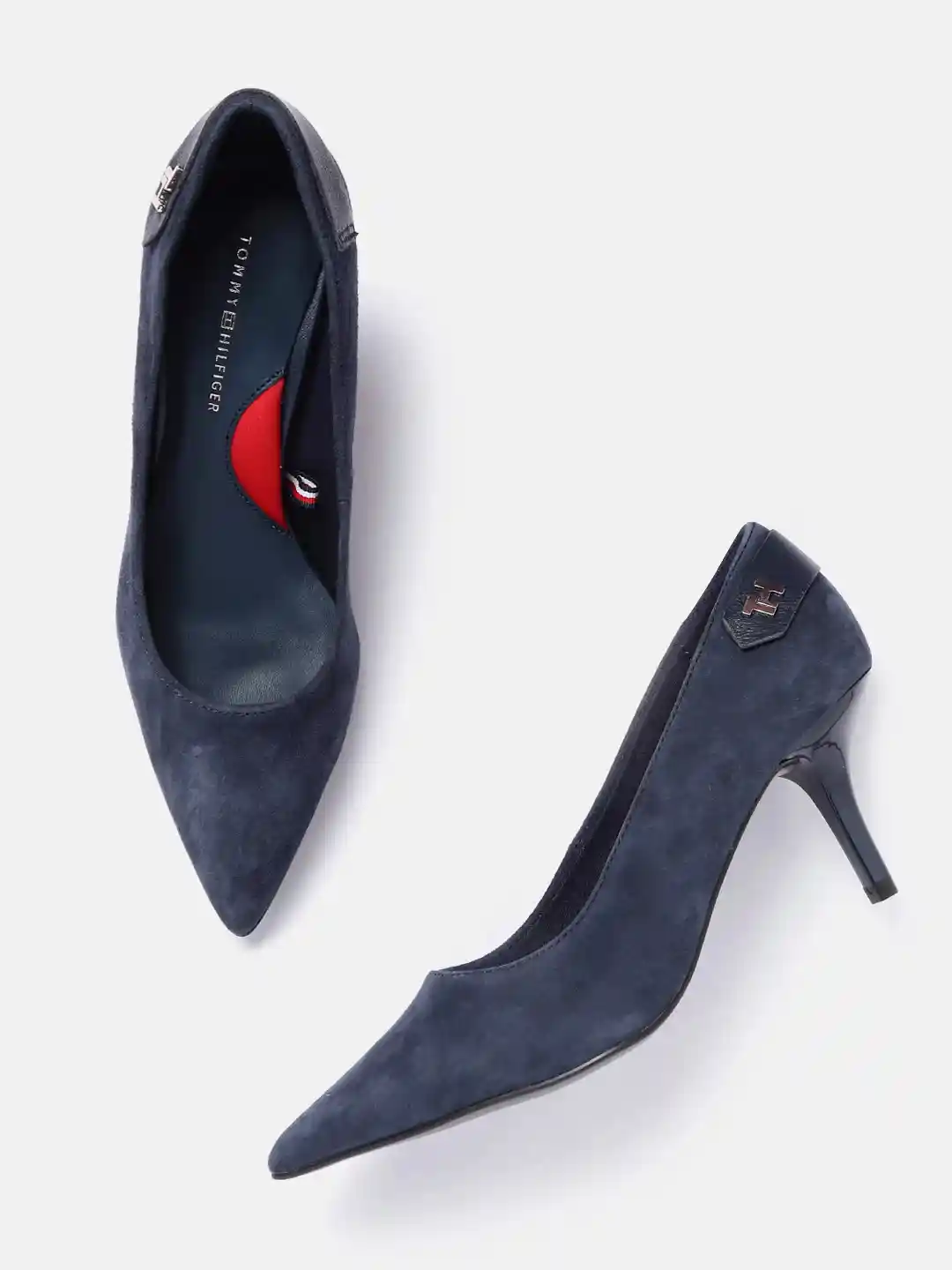 Toe Tommy Hilfiger Pumps Womens Tommy Hilfiger Women Navy Blue
