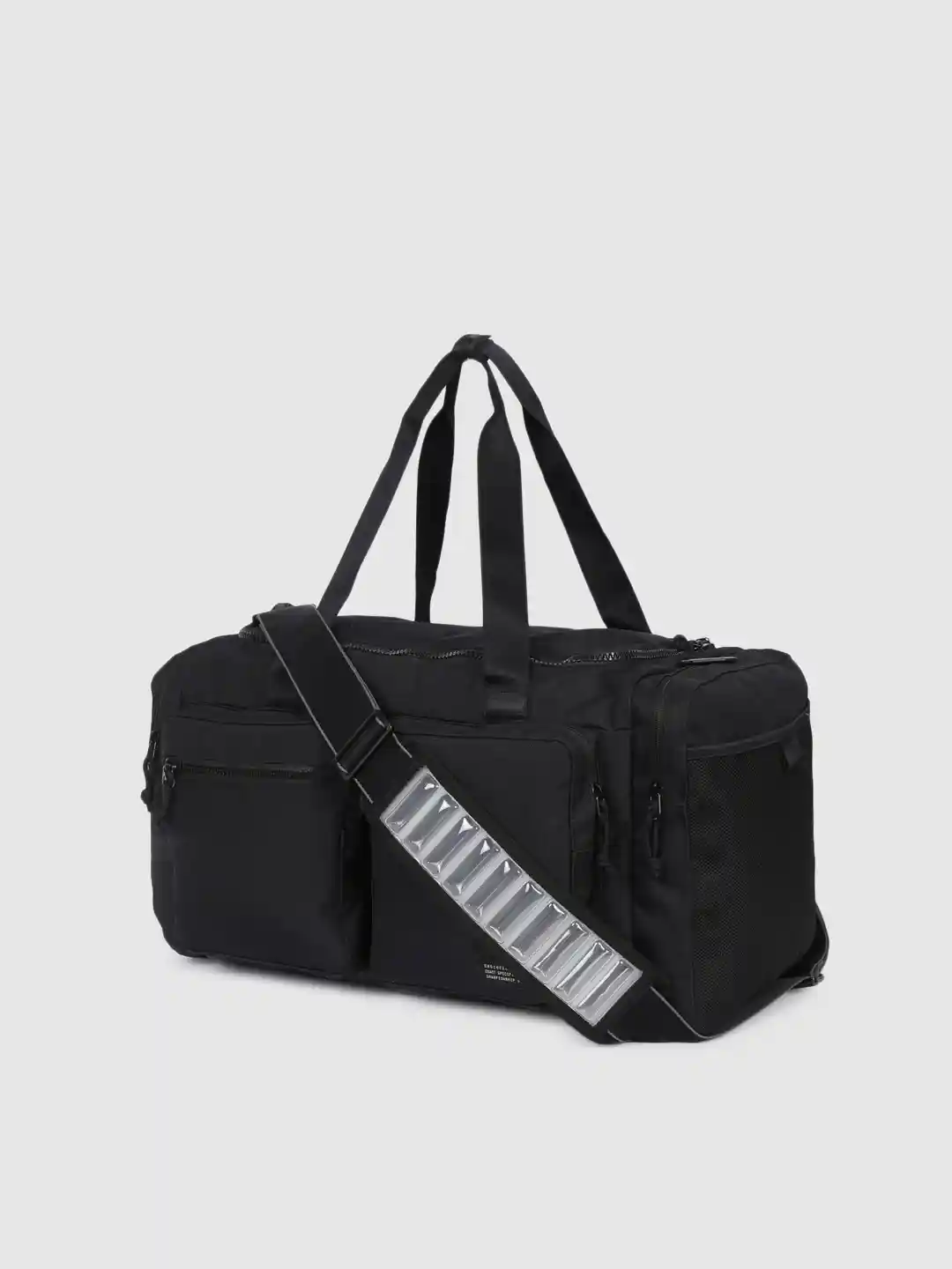 Buy Nike Unisex Black Solid Utility Power Duff Training Duffel Bag