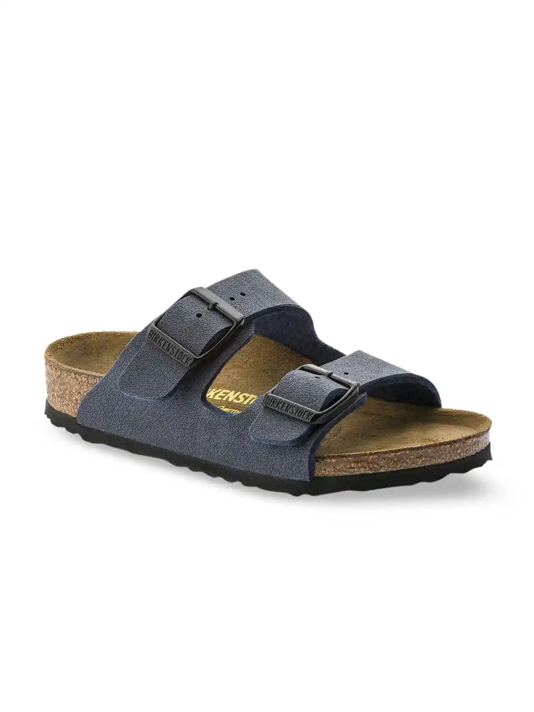 Buy Birkenstock Arizona Navy Narrow Width Birko-Flor Nubuck Two