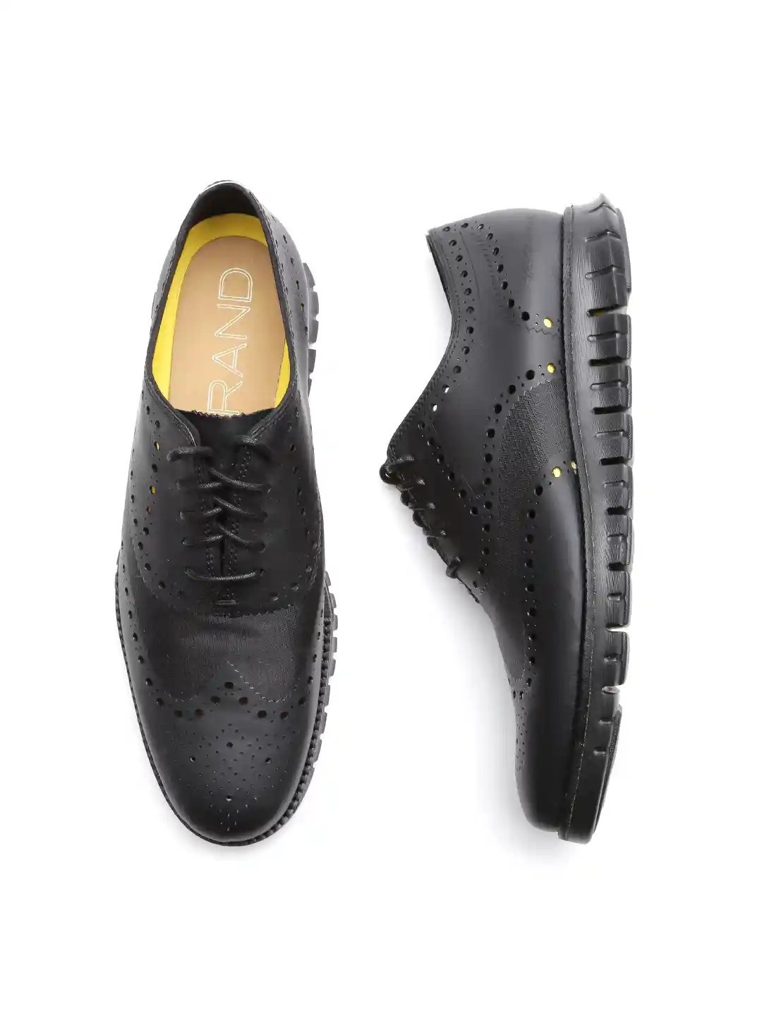 Buy Cole Haan Men Black Zerogrand Wing OX Leather Casual Shoes