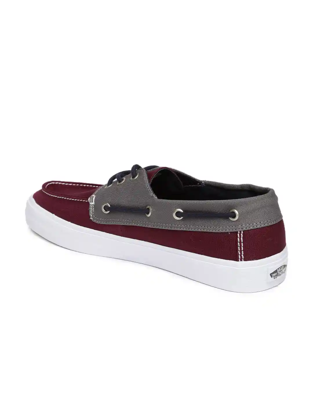 Vans Chauffeur Sf Boatshoe Vans Slip Ons Buy Vans Men Maroon Grey