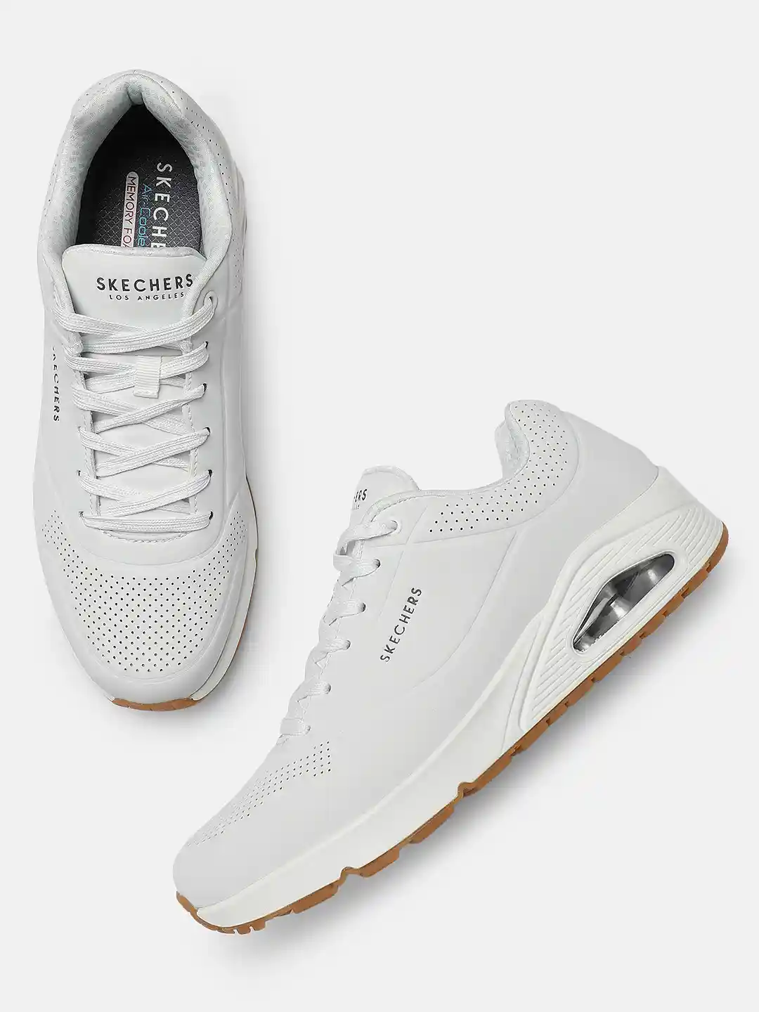 Giày Skechers Memory Foam 50124 Skechers Uno Skechers White Memory