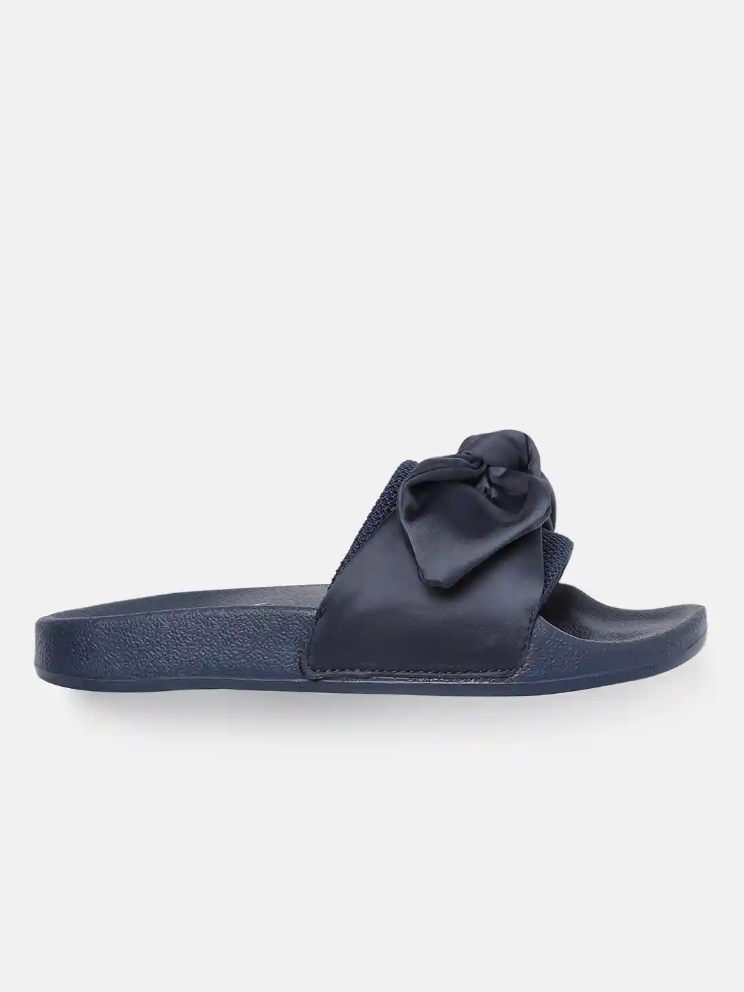 Bow Sliders Black Bow Slides AGL Bow-detailed Nappa Slides Black